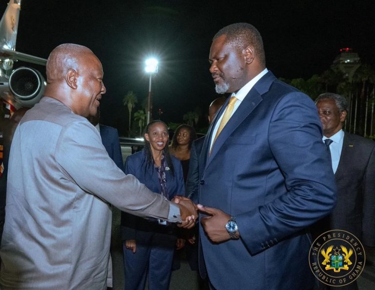 Mahama arrives in Nairobi for Africa Forward Summit