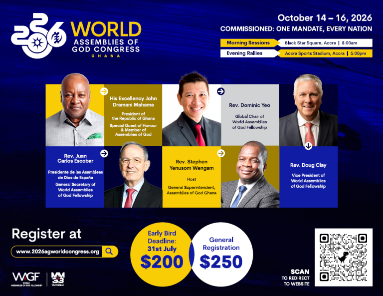 Assemblies of God World Congress to Make Historic African Debut in Accra